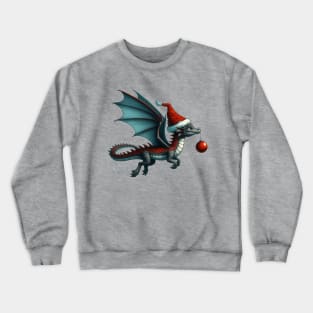 Neo Gothic Christmas Dragon Crewneck Sweatshirt